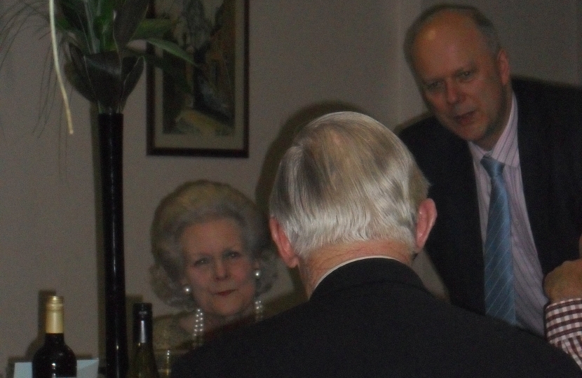 Chris Grayling MP, Lady Catherine Morton & Michael Orton-Jones
