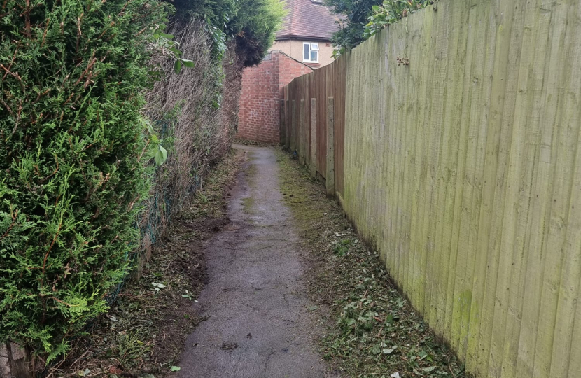 Chaucer Way Footpath After PM